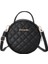Siyah Kadın Kore Niş Tek Omuz Askılı Çanta Moda Lingge Crossbody Küçük Yuvarlak Kılıf Yeni Handhag (Yurt Dışından) 5