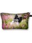 SHZBBOMEIC11CW Kawaii Chihuahua / Papillon / Pomeranian Köpek Kozmetik Çantası Kadın Makyaj Çantaları Küçük Debriyaj Kız Kozmetik Çantası Ruj Çantası Hediye (Yurt Dışından) 4