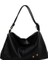 Siyah Kadın Çantaları Marka Çanta Kaliteli Büyük Kapasiteli Omuz Çantaları Moda Bağbozumu Kadın Tote Yumuşak Pu Deri Crossbody Messenger (Yurt Dışından) 1
