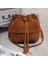 Style2-Kahverengi Retro Sahte Saçak Kadın Postacı Çantası Tote Yeni Çanta Püskül Omuz Çantaları Crossbody Çanta Bolsa (Yurt Dışından) 1