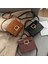 Koyu Kahverengi Kadın Çanta Pu Deri Kadın Küçük Tütsü Rüzgar Zinciri Pastil Omuz Çantası Kilit Kalıplaşmış Kafes Moda Messenger Çanta (Yurt Dışından) 4