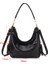 Siyah Hobo Kadın Deri Çantalar Yumuşak Deri Askılı Çanta Kadın Küçük Omuz Kadınlar Için Crossbody Çanta Çapraz Vücut El Çantaları (Yurt Dışından) 2