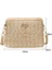 Bej Retro Klasik Omuzdan Askili Çanta Kullanımlık Boho Plaj Crossbody Hasır Örgü Omuz Çantası Kabuk Zip Çanta Kadın Malzemeleri Için (Yurt Dışından) 3