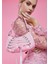 Pembe 2022 Ins Hot Tatlı Pembe Kurdele Çapraz Bağlı Gotik Tarzı Lolita Çanta Çanta Kadın Mini Çanta Omuz Koltukaltı Çantaları (Yurt Dışından) 5
