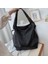 Siyah Kadın Hobo Çanta Büyük Kapasiteli Bayanlar Tote Kadın Crossbody Çanta Kaliteli Deri Kadın Omuz Çantası Bolsa Feminina (Yurt Dışından) 1