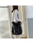Siyah Kadın Hobo Çanta Büyük Kapasiteli Bayanlar Tote Kadın Crossbody Çanta Kaliteli Deri Kadın Omuz Çantası Bolsa Feminina (Yurt Dışından) 4