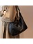 Siyah Moda Kadın Omuz Çantası Katı Pu Deri Crossbody Çanta Yüksek Kapasiteli Yumuşak Deri Messenger Çanta Kadın Çanta Çanta (Yurt Dışından) 2
