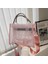 Pembe Temizle Pvc Büyük Tote Çanta Tasarımcısı Örgü Omuz Çantaları Şeffaf Kadın Jöle El Çantası Rahat Plaj Alışveriş Tote Markalı (Yurt Dışından) 1