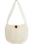 Bej Kadın Vintage Örme Hobo Hımbıl Çanta Orta Boy Kulübe Çekirdek Tığ Boho Bohem Çingene Hippi Ibiza Yan Sling Kılıfı Çanta (Yurt Dışından) 1