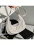 Beyaz Vintage Deri Omuz Çantaları Kadın Marka Tasarımcısı Kadın Crossbody Çanta Moda Hobos Çanta Bayanlar Basit Rahat Çanta Kesesi Yeni (Yurt Dışından) 1