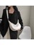 Beyaz Vintage Deri Omuz Çantaları Kadın Marka Tasarımcısı Kadın Crossbody Çanta Moda Hobos Çanta Bayanlar Basit Rahat Çanta Kesesi Yeni (Yurt Dışından) 2