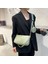Yeşil 2'si 1 Arada Kapitone Omuz Çantaları Küçük Bozuk Para Çantalı Moda Niş Crossbody Çanta 2 Askı Seyahat Alışverişi Için Pu Deri (Yurt Dışından) 5
