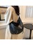 Siyah Siyah Büyük Kapasiteli Omuz Çantası Kadın Deri Çanta Moda Yumuşak Seyahat Çantası Kadın Crossbody Çanta Vintage Kadın Çantaları Sac (Yurt Dışından) 1