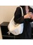 Siyah Siyah Büyük Kapasiteli Omuz Çantası Kadın Deri Çanta Moda Yumuşak Seyahat Çantası Kadın Crossbody Çanta Vintage Kadın Çantaları Sac (Yurt Dışından) 5