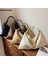 Siyah Kadın Hobos Omuz Çantaları Büyük Kapasiteli Zincir Tasarım Bayan Çanta Yumuşak Pu Deri Kadın Crossbody Çanta Rahat Büyük Tote Kahverengi (Yurt Dışından) 5