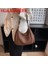 Kahverengi Yeni Bağbozumu Kadın Omuz Çantası Pu Deri Crossbody Çanta Kadın Katı Hobo Çanta Moda Çok Yönlü Kol Altında Çanta Çanta Kadınlar Için (Yurt Dışından) 4