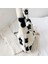 Yeşil Aşk Moda Kadın Peluş Leopar Aşk Kalp Desen Koltukaltı Omuz Çantası Küçük Omuz Çantası Kış Kadın Yumuşak Peluş Bez Çantalar (Yurt Dışından) 5