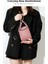 Koyu Gri 2023 Bayan Yeni Otantik Deri Dokuma Elmas Küçük Çanta Yumuşak Kutu Çanta Lüks Marka Tasarımı Advanced Sense Mini Crossbody Omuz (Yurt Dışından) 3