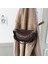 Kahve Rengi Yeni Moda Koltuk Altı Messenger Çanta Baskılı Desen Pu Küçük Çanta Tek Omuz Çantaları + 2 Adet Zincir Omuz Askısı (Yurt Dışından) 1