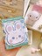Kırmızı Moda Karikatür Cüzdan Sevimli Bayanlar Cüzdan Kawaii Tavşan Ayı Kafes Öğrenci Kartı Tutucu Çoklu Kart Yuvaları Mini Flap Çanta (Yurt Dışından) 3