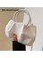 Mavi Kadın Tasarımcı Düz Renk Pileli Tote Çanta Kadınlar Için 2023 Crossbody Çanta Yumuşak Pu Deri Zincir Omuz Messenger Çanta Bolsa (Yurt Dışından) 2