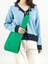 Küçük Mabula Saf Renk Pamuk Örgü Omuz Çantası Kadınlar Için Çıkarılabilir Deri Kayış Hobo Crossbody Çanta Kış Şık Tote Çanta (Yurt Dışından) 4