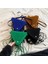 Siyah Mat Deri Saçaklı Kadın Postacı Çantası Sahte Süet Çanta Fırçalama Çanta Hippi Çingene Üçgen Püskül Omuz Crossbody Çanta (Yurt Dışından) 5