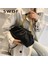 Kadınlar Için Siyah Swdf Çanta Bulut Çantası Yumuşak Deri Hobos Tek Omuz Çantası Kadın Crossbody Çanta Lüks Çanta ve Çanta Günü Debriyajları (Yurt Dışından) 4
