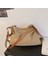Haki Minimalist Kanvas Kumaş Tekstil Hobo Yan Tek Askılı Çanta Eğlence Büyük Kapasiteli Çalışma Dizüstü Hafta Sonu Gecelik Yumuşak Hımbıl Kese Çanta (Yurt Dışından) 2