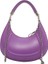 Pembe Kadın Pu Deri Hobo Çanta Moda Çanta Şık Katı Omuz Crossbody Çanta Tüm Eşleşen Zincir Kayış Debriyaj Çanta (Yurt Dışından) 3