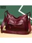 Deniz Mavisi Kadın Çantaları Orta Yaşlı Için Hediye Kaliteli Pu Deri Çanta Vintage Hobos Çok Yönlü Günlük Kadın Crossbody Messenger Omuz Çantası (Yurt Dışından) 2