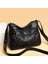 Koyu Mavi Taşınabilir Düz Renk Crossbody Çanta Rahat Kadın Pu Deri Alışveriş Sokak Omuz Çantası Günlük Büyük Kapasiteli Çok Fermuarlı Çantalar (Yurt Dışından) 3
