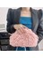 Turuncu Paspas Peluş Bulut Çanta Şeker Renk Kadınlar Hamur Torbası Sevimli Moda Kürklü Omuz Messenger Çanta Kadın Sling Çanta Siyah Pembe (Yurt Dışından) 3