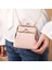 Pembe Yeni Moda Inci Zincir Omuzdan Askili Çanta Kadın Yumuşak Pu Deri Kadın Crossbody Çanta Mini Bayanlar Debriyaj Küçük Bozuk Para Cüzdanı Kadın (Yurt Dışından) 1