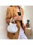 Siyah Moda Bulut Çanta Kadın Boncuklu Çanta Küçük Kadın Zincir Crossbody Çanta Ipek Tote El Çantası Şık Bayan Çanta Cep Telefonu Çantaları (Yurt Dışından) 2