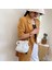 Siyah Moda Bulut Çanta Kadın Boncuklu Çanta Küçük Kadın Zincir Crossbody Çanta Ipek Tote El Çantası Şık Bayan Çanta Cep Telefonu Çantaları (Yurt Dışından) 3