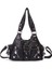 Mor Snaıllady Yeni Moda Kadınlar Yumuşak Su Geçirmez Pu Deri Çanta Üst Kolu Omuz Hobo Küçük Satchel Çanta Çok Cepler Tote Çanta (Yurt Dışından) 3