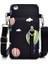 Siyah Balon Mini Cep Telefonu Çantası Kulaklık Deliği Crossbody Çanta Bayanlar Messenger Çanta Çapraz Vücut Cep Telefonu Omuz Çantaları Çanta (Yurt Dışından) 1