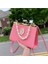 Pembe Düğün Akşam Çantası Incilerle Zarif Çantalar Kadınlar Için Ziyafet Moda Çantalar Kadınlar Için Lüks Tasarımcı Bayan Crossbody Çantalar (Yurt Dışından) 1