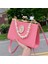 Pembe Düğün Akşam Çantası Incilerle Zarif Çantalar Kadınlar Için Ziyafet Moda Çantalar Kadınlar Için Lüks Tasarımcı Bayan Crossbody Çantalar (Yurt Dışından) 2