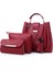 Zong 3 Parça Set Kompozit Çanta Yüksek Kaliteli Pu Deri Kadın Çanta Bayanlar Moda Küçük Omuz Crossbody Çanta Ana Kesesi E268 (Yurt Dışından) 4