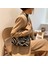 Mavi Omuz Çantası Basit Fransız Omuz Çantaları Kadınlar Için Pu Deri Vintage Omuz Çantaları ile Metal Zincir Kadın Crossbody Çanta Kadın Çanta (Yurt Dışından) 5