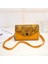 Sarı Patchwork Yılan Baskı Kadın Omuzdan Askili Çanta Pu Deri Crossbody Çanta Çapraz Çanta Büyük Kapasiteli Çok Fonksiyonlu Debriyaj Bozuk Para Cüzdanı (Yurt Dışından) 1