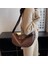 Kahverengi Yüksek Kaliteli Yumuşak Deri Omuz Çantası Kadınlar Için Vintage Crossbody Çanta Kadın Büyük Çanta Tasarımcısı Düz Renk Hobos Sac Yeni (Yurt Dışından) 3