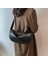 Kahverengi Yüksek Kaliteli Yumuşak Deri Omuz Çantası Kadınlar Için Vintage Crossbody Çanta Kadın Büyük Çanta Tasarımcısı Düz Renk Hobos Sac Yeni (Yurt Dışından) 4