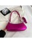Mor Kırmızı Moda Koltukaltı Sling Çanta Pu Deri Koltukaltı Kadın Omuz Çantası Retro Timsah Desen Kadınlar Için Crossbody Çanta Hobo Çanta (Yurt Dışından) 1