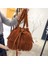 Kahverengi Retro Sahte Süet Saçak Kadın Postacı Çantası Tote Yeni Çanta Püskül Omuz Çantaları Crossbody Çanta Bolsa Feminina (Yurt Dışından) 1
