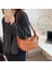 Kahverengi Kadın Postacı Çantaları Pu Deri Basit Omuz Çantaları Tasarımcı Crossbody Çanta Sling Katı Çanta ile Seyahat Için (Yurt Dışından) 4
