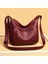 Şarap Kırmızısı Yüksek Kaliteli Marka Lüks Tasarımcı Kadın Omuz Çantası Kadın 2022 Bayanlar Trend Deri Messenger Kesesi Için Basit Crossbody Çanta (Yurt Dışından) 2