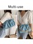 Lacivert Kalın Zincir Omuz Çantaları Kadınlar Için Deri Pileli Bulut Çanta Basit Crossbody Çanta Rahat Bayanlar Lüks Marka Çanta ve Çanta (Yurt Dışından) 3